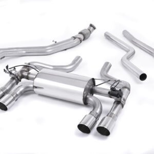 BMW F87 M2 – Cat-Back Exhaust System with Polished GT-90 Trims