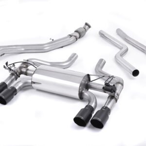 BMW F87 M2 – Cat-Back Exhaust System with Cerakote Black GT-90 Trims