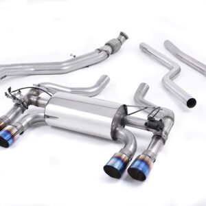 BMW F87 M2 – Cat-Back Exhaust System with Burnt Titanium GT-90 Trims