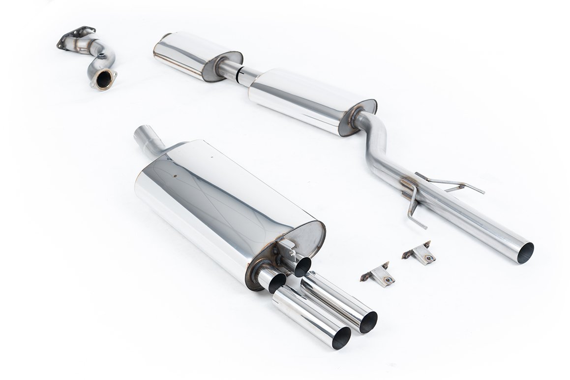 BMW E30 M3 – Manifold Back-Exhaust System with Resonated Catalyst Delete & OE Style Trims