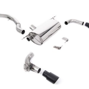 Non-Resonated (Louder) GPF/OPF-Back Exhaust System with Cerakote Black GT-90 Trims