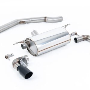 Non-Resonated (Louder) GPF/OPF-Back Exhaust System with Cerakote Black GT-90 Trims