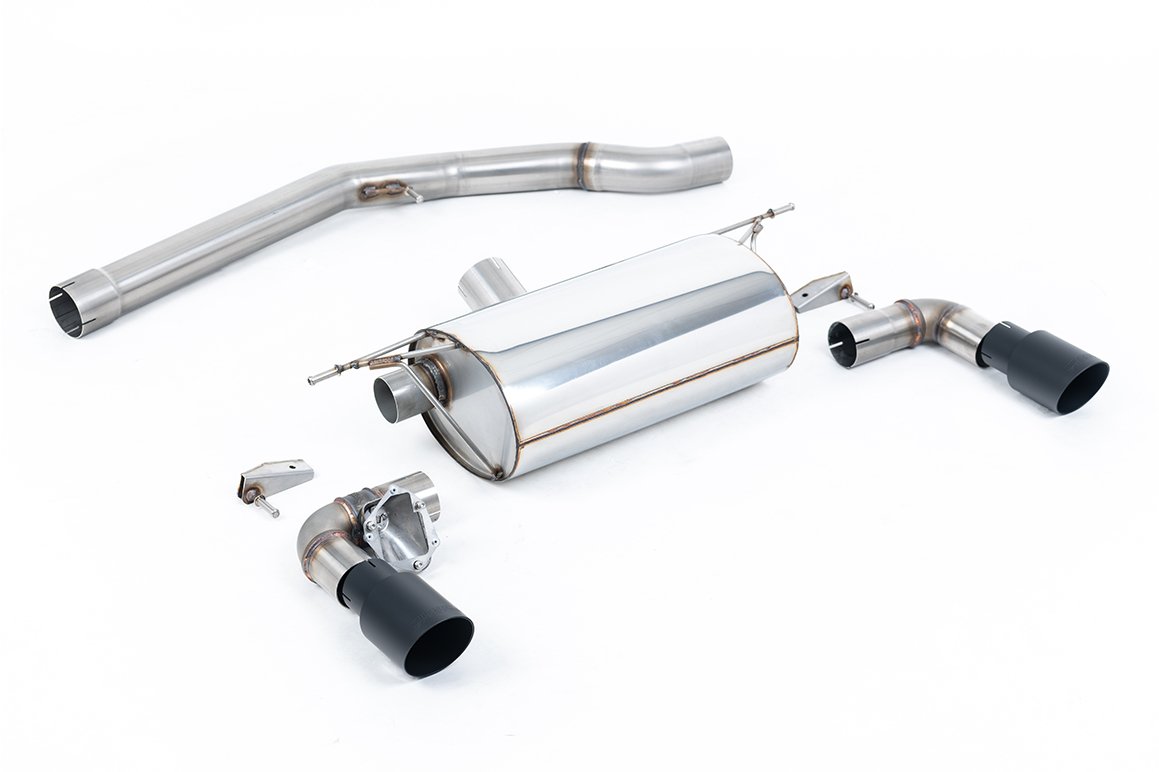 Non-Resonated (Louder) GPF/OPF-Back Exhaust System with Cerakote Black GT-90 Trims