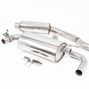 Resonated (Quieter) GPF/OPF-Back Exhaust System with Cerakote Black GT-90 Trims