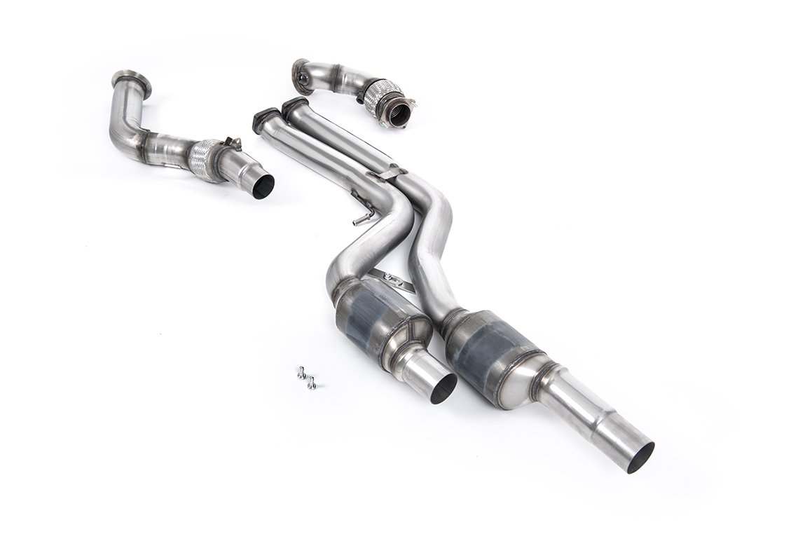 BMW F80 M3/F82 M4 – Large Bore Downpipe with GPF/OPF Delete and High Flow Sports Cat