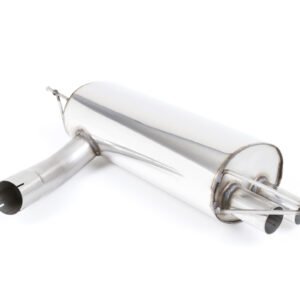 Valved Rear Silencer with GT-80 Polished Trims