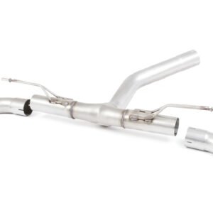 Non-Valved (Louder) Rear Silencer Bypass with GT-90 Polished Trims – M135i Valance
