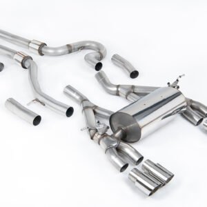 BMW F80 M3/F82 M4 – Equal Length (sonido máximo) sistema de escape cat-back con colas pulidas
