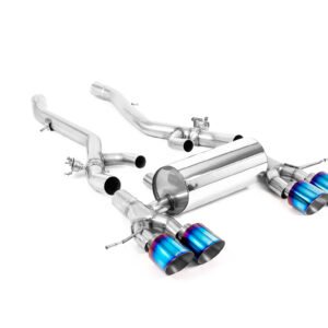 BMW G8X M3/M4 – sistema axle-back con colas GT-115 de titanio quemado