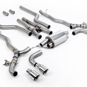 BMW M5 F90 (GPF Equipped) – sistema de escape cat-back con colas GT-100 pulidas