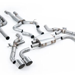 BMW X3 G01 S58 – Non-Resonated (Louder) Downpipe Back Exhaust System with Polished Trims