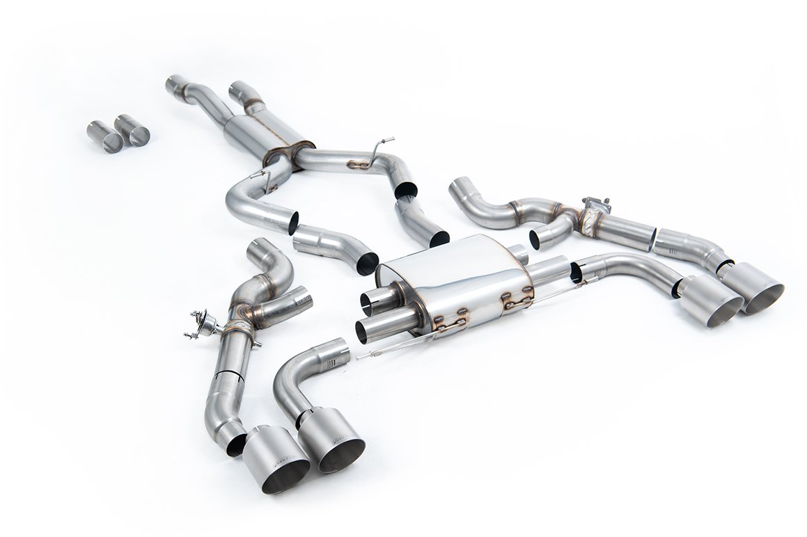 BMW X3 G01/X4 G02 S58 – escape desde OPF/GPF con salidas GT-115 de titanio