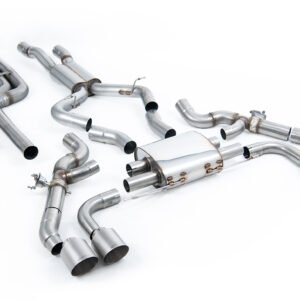 BMW X3 G01 S58 – Non-Resonated (Louder) Downpipe Back Exhaust System with GT-115 Titanium Trims