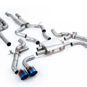 BMW X3 G01 S58 – Non-Resonated (Louder) Downpipe Back Exhaust System with Burnt Titanium Trims