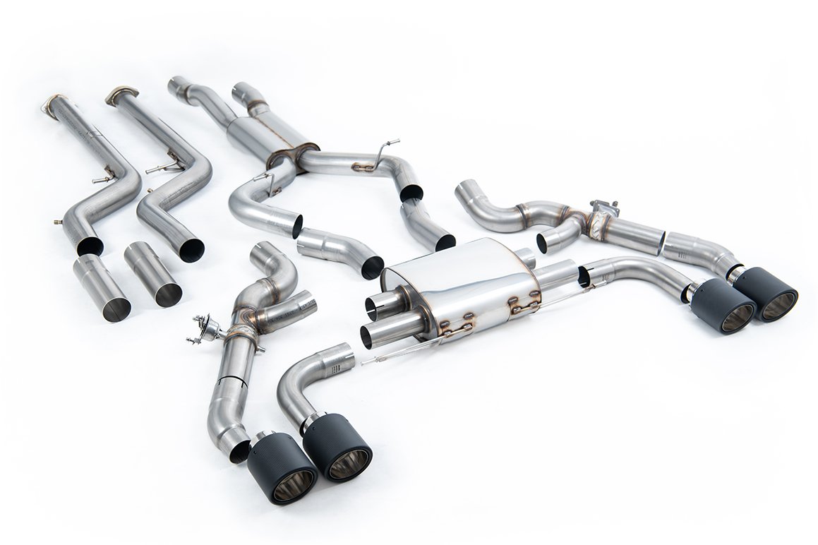 BMW X3 G01/X4 G02 S58 LCI (GPF Equipped) – OPF/GPF Bypass sistema con colas de fibra de carbono
