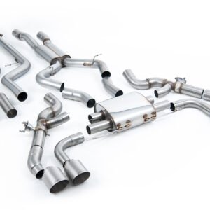 BMW X3 G01/X4 G02 S58 LCI – Primary Cat-Back System with Brushed Titanium Trims