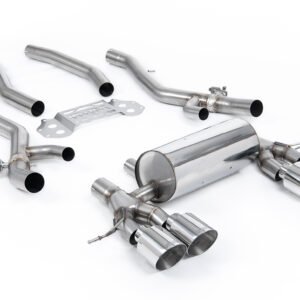 BMW G8X M3/M4 – desde OPF/GPF con sistema bypass de resonador central con colas GT-115 pulidas