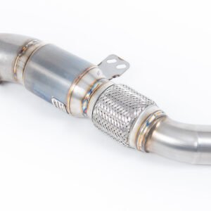 4.5″ Downpipe with 90mm Flex & 100 CPSI Race Cat