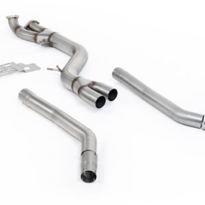 BMW G87 M2 – 4″ supresor de GPF/OPF tubo único 102 mm – no resonado solo para escape axle-back original