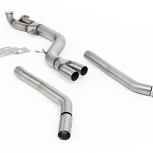 BMW G87 M2 – 4″ supresor de OPF/GPF tubo único 102 mm – no resonado solo para escape axle-back Milltek