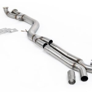 BMW G87 M2 – 4″ supresor de OPF/GPF tubo único 102 mm – con tubo en X solo para escape axle-back original