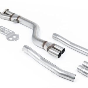 BMW G8X M3/M4 – 4″ supresor de GPF/OPF – no resonado – solo para escape axle-back original