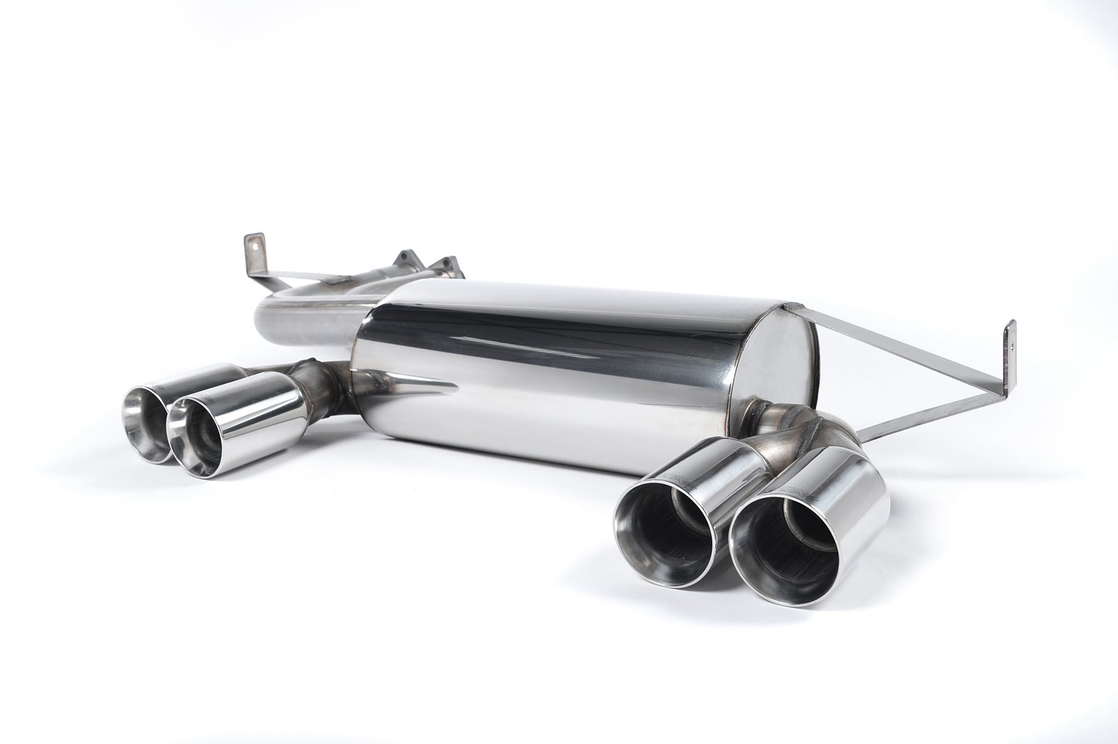 BMW E46 M3/M3 CSL – Rear Silencer with Quad Polished Trims