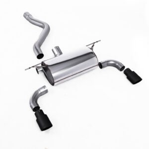 Road Rear Silencer with Cerakote Black Tips