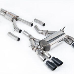 BMW F80 M3/F82 M4 – Cat-Back Exhaust System with Cerakote Black Trims
