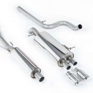 Citroen DS3 1.6 – Resonated (Quieter) Cat-Back Exhaust System With Polished Trims