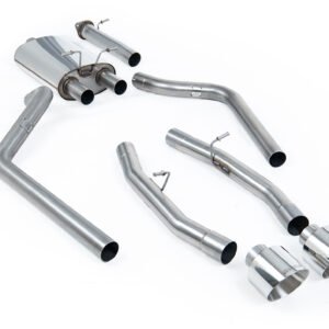 Dodge Ram 1500 5th Gen (Hemi V8) – Standard version (No Cut Out) Cat-Back with 5.5′ Polished Tips