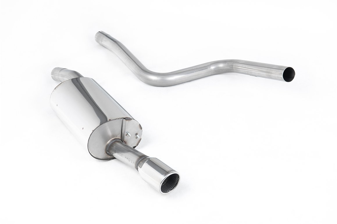 Ford Fiesta MK6 ST 150 – Non-Resonated (Louder) Cat-Back Exhaust System with Single Polished 90mm JET Tip