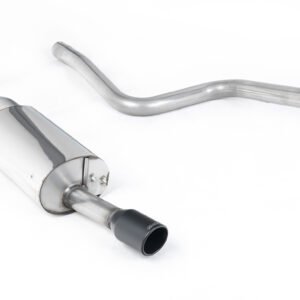 Ford Fiesta MK6 ST 150 – Non-Resonated (Louder) Cat-Back Exhaust System with Ceramic Coated Satin Black Trim