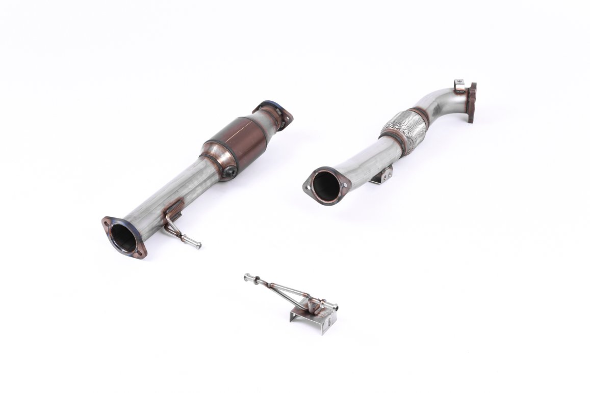 Ford Focus MK2 RS – Downpipe de gran diámetro con catalizador deportivo de alto flujo (para Milltek cat-back)