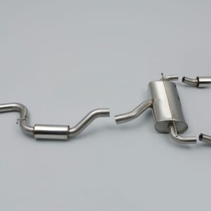 Ford Focus MK2 RS – Resonated (Quieter) Cat-Back Exhaust System with Dual DTM Trims