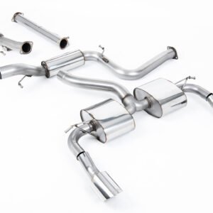 Ford Focus MK2 RS – Resonated Turbo-Back Exhaust System with Catalyst Delete