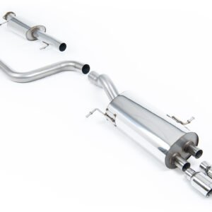 Ford Fiesta MK7/7.5 ST 1.6 – Resonated (Quieter) Cat-Back Exhaust System with Polished Tips