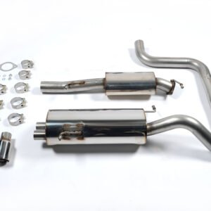Ford Fiesta MK7/7.5 ST 1.6 – Resonated (Quieter) Cat-Back Race Exhaust System with Polished Tips