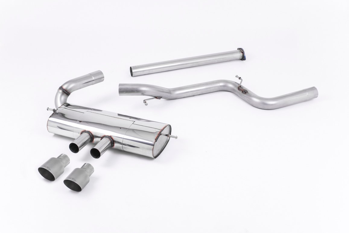 Ford Focus MK3 ST 5 door Hatchback – Non-Resonated (Louder) Cat-Back Exhaust System with Titanium Tips