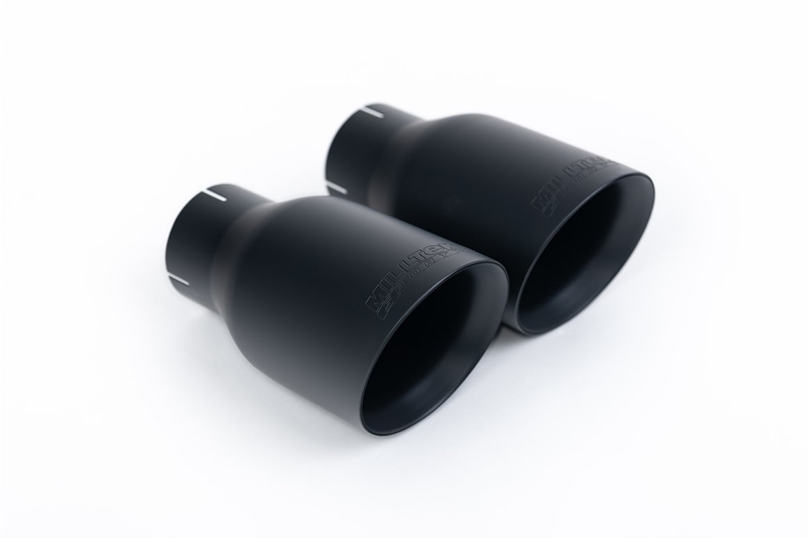 Ford Focus MK3 ST 5 puertas compacto – Escape cat-back resonado (sonido más discreto) con salidas negras Velvet