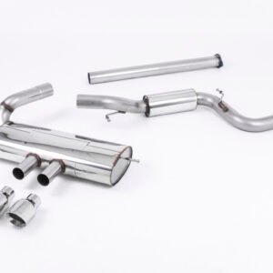 Ford Focus MK3 ST 5 door Hatchback – Part Resonated Cat-Back Exhaust System with Polished Tips