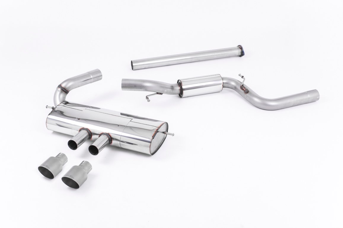 Ford Focus MK3 ST 5 door Hatchback – Part Resonated Cat-Back Exhaust System with Titanium Tips