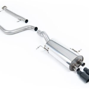 Ford Fiesta MK7/7.5 ST 1.6 – Non-Resonated (Louder) Cat-Back Exhaust System with Cerakote Black Tips
