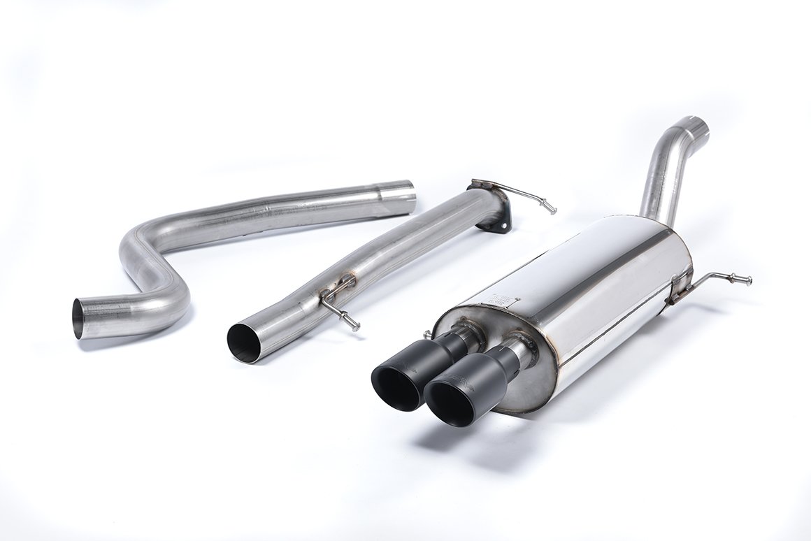 Ford Fiesta MK7/7.5 ST 1.6 – Non-Resonated (Louder) Cat-Back Race Exhaust System with Cerakote Black Tips