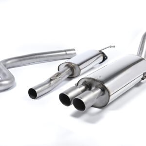 Ford Fiesta MK7/7.5 ST 1.6 – Resonated (Quieter) Cat-Back Race Exhaust System with Titanium Tips
