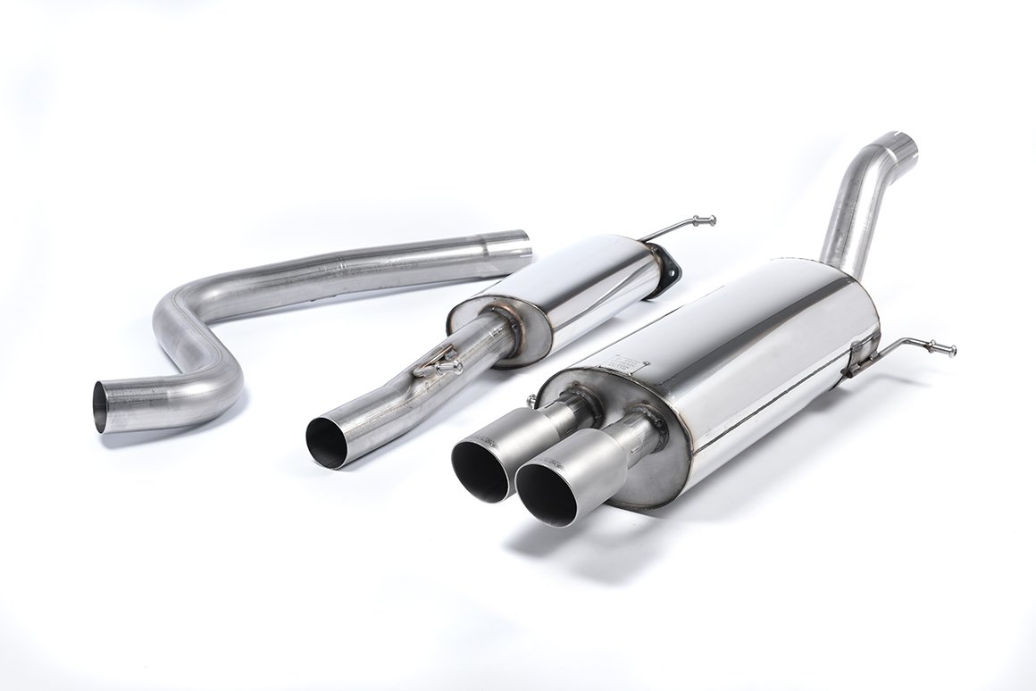 Ford Fiesta MK7/7.5 ST 1.6 – Resonated (Quieter) Cat-Back Race Exhaust System with Titanium Tips