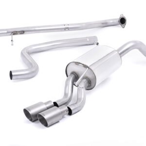 Ford Fiesta MK7/7.5 Ecoboost 1.0T – Non-Resonated (Louder) Cat-Back Exhaust System with Titanium Tips