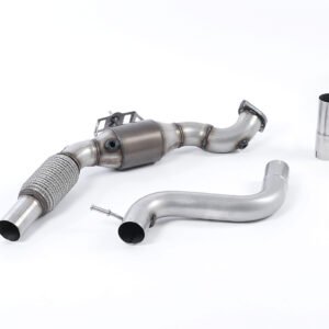 Ford Mustang 2.3 (S550/S650 Fastback) – Downpipe de gran diámetro con catalizador deportivo de alto flujo (para Milltek cat-back)