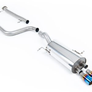 Ford Fiesta MK7/7.5 ST 1.6 – Non-Resonated (Louder) Cat-Back Exhaust System with Burnt Titanium Tips