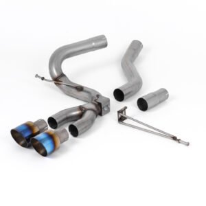Ford Focus MK3 ST Diesel – sistema de escape cat-back con colas GT-100 de titanio quemado